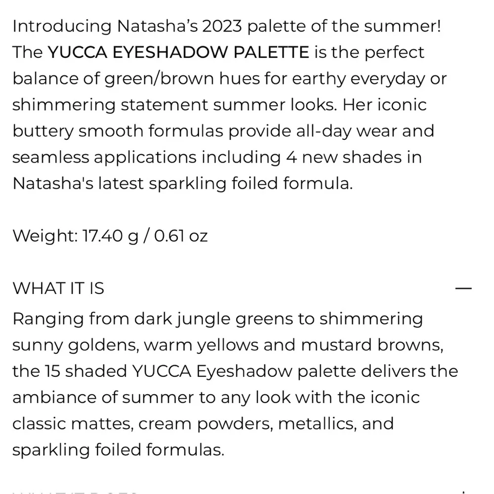 Natasha Denona Yucca Eyeshadow Palette